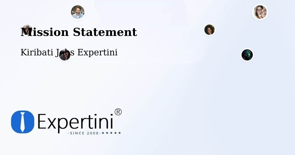 Corporate Mission – Teraina - Kiribati Jobs Expertini